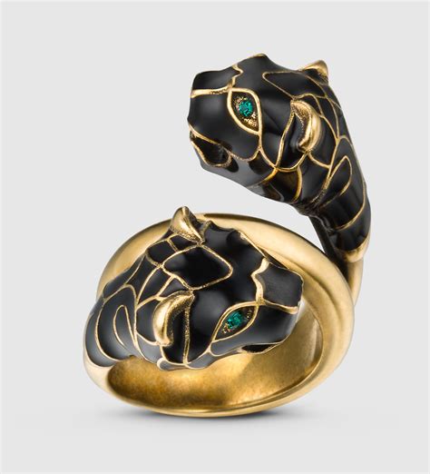 gucci ring tiger head|More.